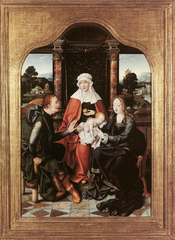 CLEVE, Joos van St Anne with the Virgin and Child and St Joachim gh China oil painting art